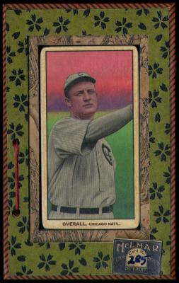 Picture, Helmar Brewing, T206-Helmar Card # 285, Orval Overall, Tossing follow through, Chicago Cubs